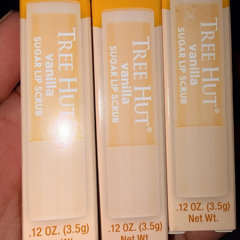 Lot of 3 NEW Unopened Tree Hut Vanilla Lip Scrub Sticks
